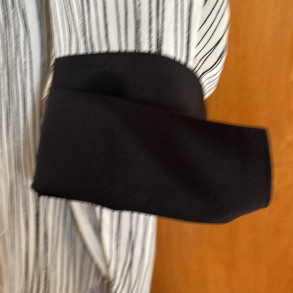 Vince, size small, sheer, off white and black tunic. - Picture 2 of 5